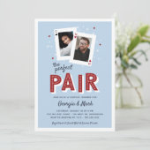 Perfect parasodie Casino Theme Couples Shower Kaart (Staand voorkant)