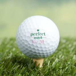 Perfect passende bridale weddenschappen golfballen