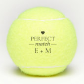 Perfect passende bridale weddenschappen tennisballen (Voorkant)