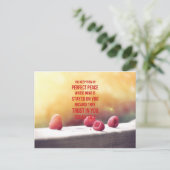 Perfect Peace Isaiah 26:3 Briefkaart (Staand voorkant)