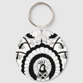 Perfect Peacock Sleutelhanger (Voorkant)