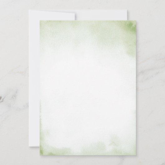 Perfect Pear Bruids Douche Uitnodiging (Achterkant)