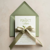 Perfect Pear Bruiloftsuitnodiging Kaart