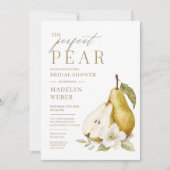 Perfect Pear Bruiloftsuitnodiging Kaart (Voorkant)