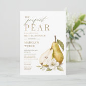 Perfect Pear Bruiloftsuitnodiging Kaart (Staand voorkant)
