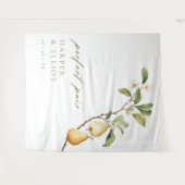 Perfect Pear Couples Douche Foto achtergrond Wandkleed (Voorkant (horizontaal))