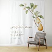 Perfect Pear Couples Douche Foto achtergrond Wandkleed (In situ)