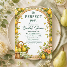 Perfect Pear Groen Gingham Bruiloftsfeest 