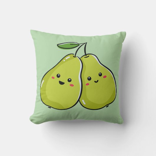 Perfect Pear Nursery Kussen (Voorkant)