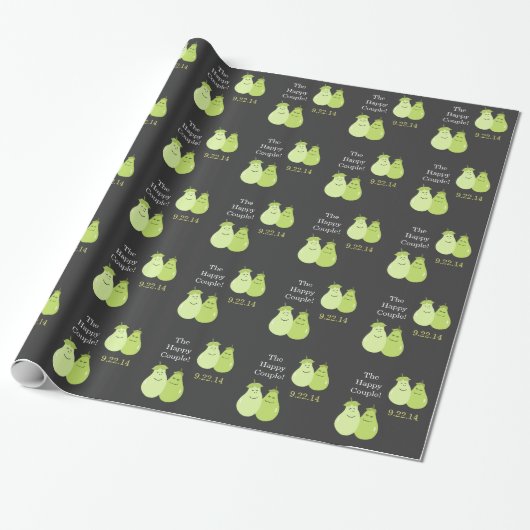 Perfect Pear / Pair Huwelijks Inpakpapier (Uitgerold)