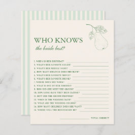 Perfect Pear Pair Wie Kent De Bruid Beste Spel