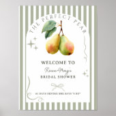 Perfect Pear Retro Oud Geld Vrijgezellenfeest Welk Poster (Voorkant)
