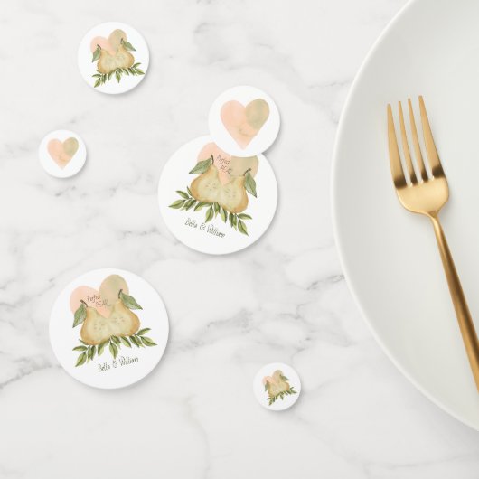 Perfect Pear Twin Baby Table Confetti (Groep)