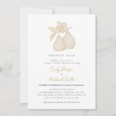 Perfect Pear Vrijgezellenfeest | Frans land Damask Kaart (Voorkant)