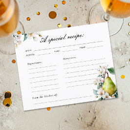 Perfect Pear Vrijgezellenfeest Recept Kaart