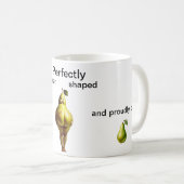 Perfect peervormig koffiemok (Voorkant rechts)