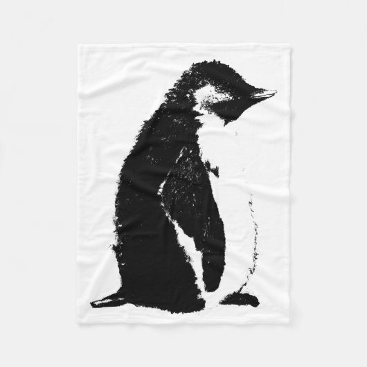 Perfect Penguin Fleece Blanket (Voorkant)
