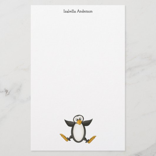 Perfect Penguin ・ Jumping Briefpapier (Voorkant)