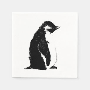 Perfect Penguin Napkin Servet