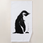 Perfect pinguïn Beach Towel Strandlaken (Voorkant)