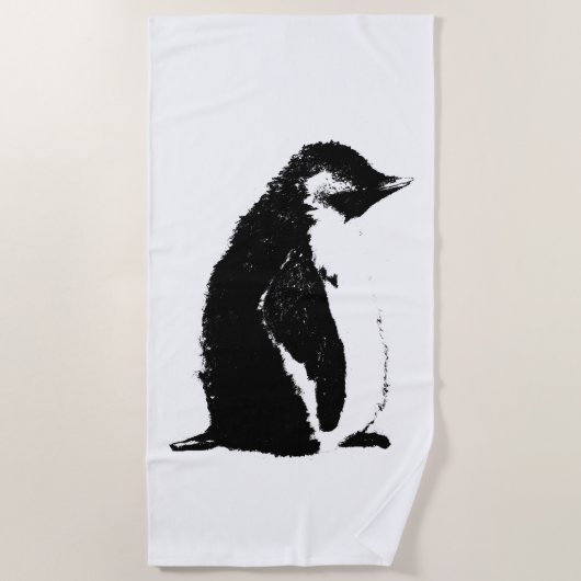 Perfect pinguïn Beach Towel Strandlaken (Voorkant)