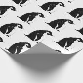 Perfect pinguïn-papier cadeaupapier (Hoek)
