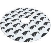Perfect pinguïn Tree Skirt Kerstboom Rok (Gekanteld)
