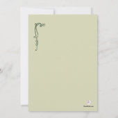 Perfect Poise Invitation Kaart (Achterkant)