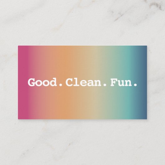 Perfect POSH Advocate Visitekaartje (Achterkant)