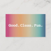 Perfect POSH Advocate Visitekaartje (Achterkant)