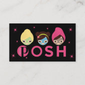 Perfect Posh Custom Visitekaartjes Girls Facial (Achterkant)