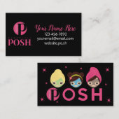Perfect Posh Custom Visitekaartjes Girls Facial (Voorkant / Achterkant)