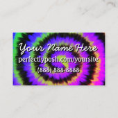 Perfect Posh donkere stropdas kleurstof Visitekaartje (Achterkant)