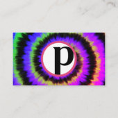 Perfect Posh donkere stropdas kleurstof Visitekaartje (Voorkant)