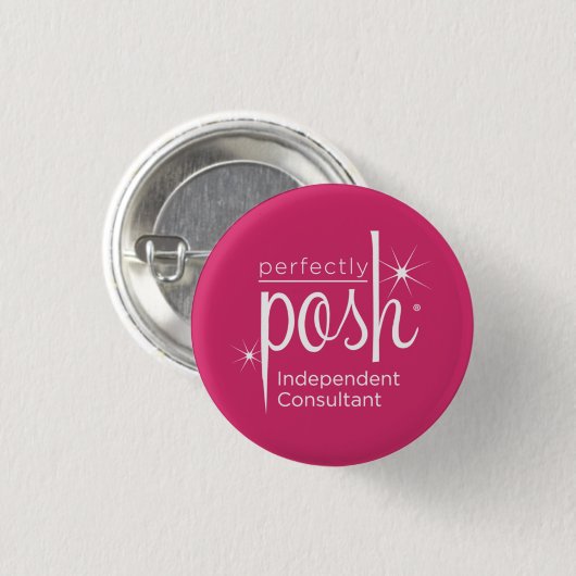 Perfect Posh IC Pin Ronde Button 3,2 Cm (Voorkant /achterkant)