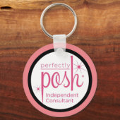 Perfect Posh Independent Consultant-cadeaus Sleutelhanger (Voorkant)