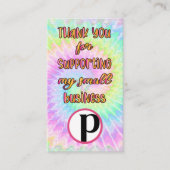 Perfect Posh tie dye Visitekaartje (Voorkant)