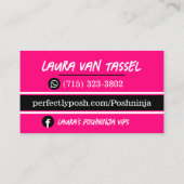 Perfect Posh Visitekaartje (Achterkant)