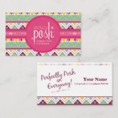 Perfect Posh Visitekaartjes, Boho Posh Visitekaartje (Voorkant / Achterkant)