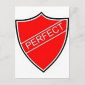 Perfect Prefect Badge Red Briefkaart (Voorkant)