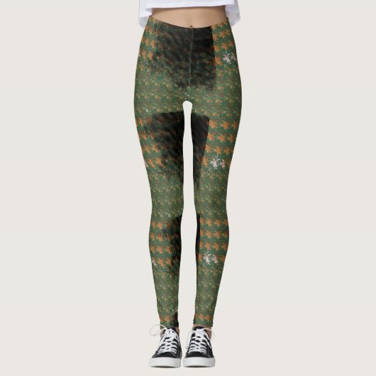 Perfect Prints_Green Leggings (Voorkant)