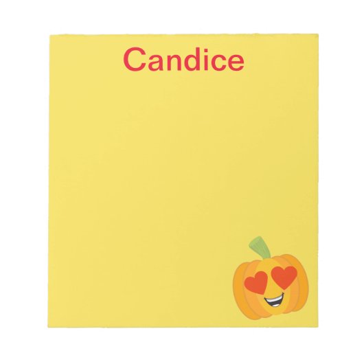 Perfect Pumpkin Autumn Notitieblok (Voorkant)