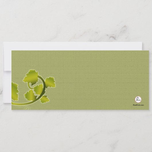 Perfect Pumpkin-uitnodiging Kaart (Achterkant)