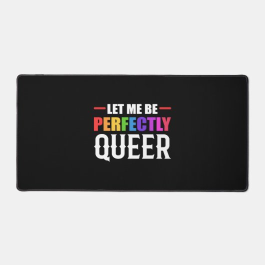 Perfect Queer Human Rights Advocate Gift Bureaumat (Voorkant)