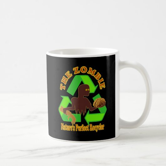Perfect recycleerontwerp van de Zombie-Natuur Koffiemok (Rechts)