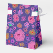 Perfect roze en maagdenpalmbloemen bedankdoosjes (Achterkant)