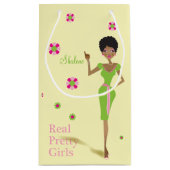 Perfect roze levensmeisjes klein cadeauzakje (Achterkant)