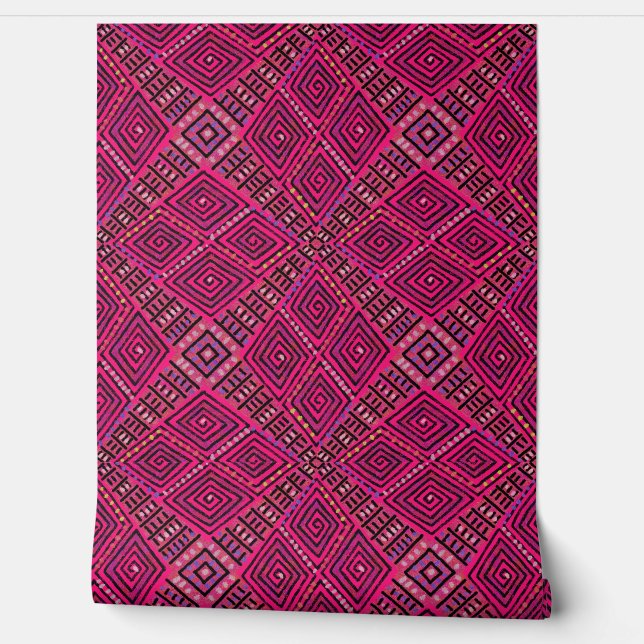 Perfect roze modderdoek geïnspireerd mooi behang (Afrollen)