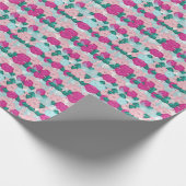 Perfect, roze roze aroma cadeaupapier (Hoek)