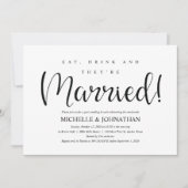 Perfect Rustic Post Wedding Brunch Invites Kaart (Voorkant)